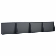 Keerwand 4 st 60 x 12 x 50 cm Staal Antraciet