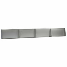 Keerwand 4 st 80 x 12 x 30 cm Gegalvaniseerd staal zilver