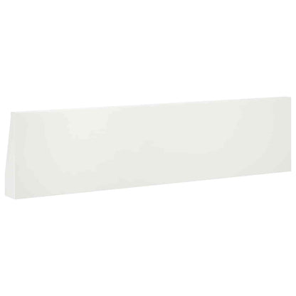 Keerwand 4 st 80 x 12 x 40 cm Staal Wit