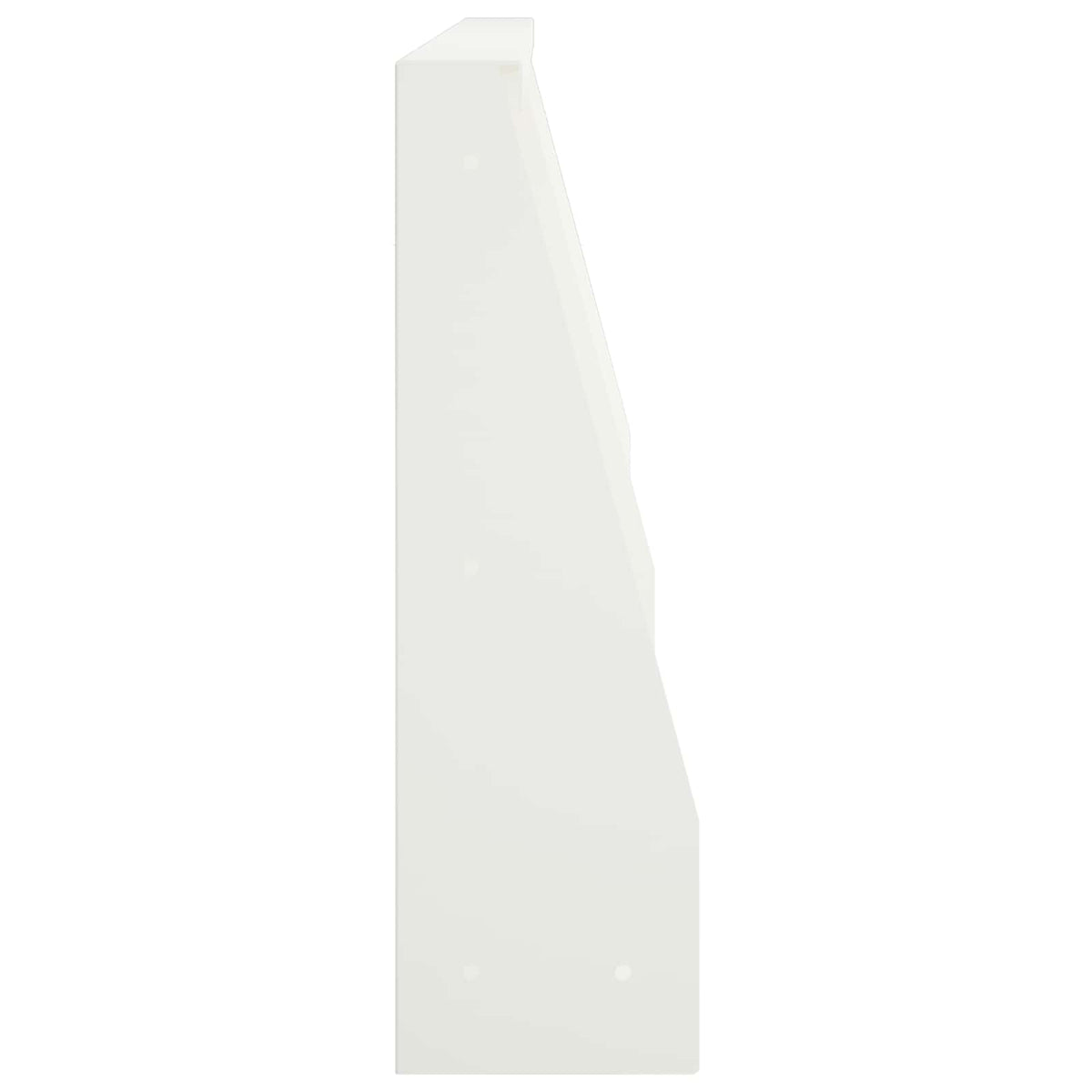 Keerwand 4 st 80 x 12 x 40 cm Staal Wit