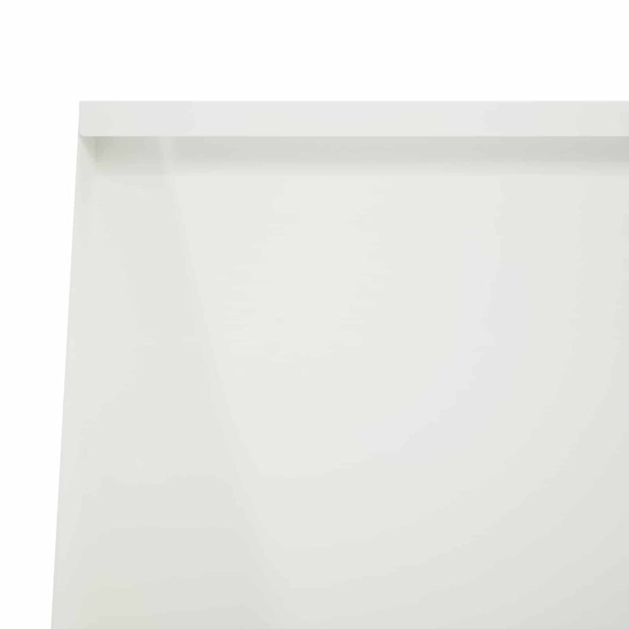 Keerwand 4 st 80 x 12 x 50 cm Staal Wit