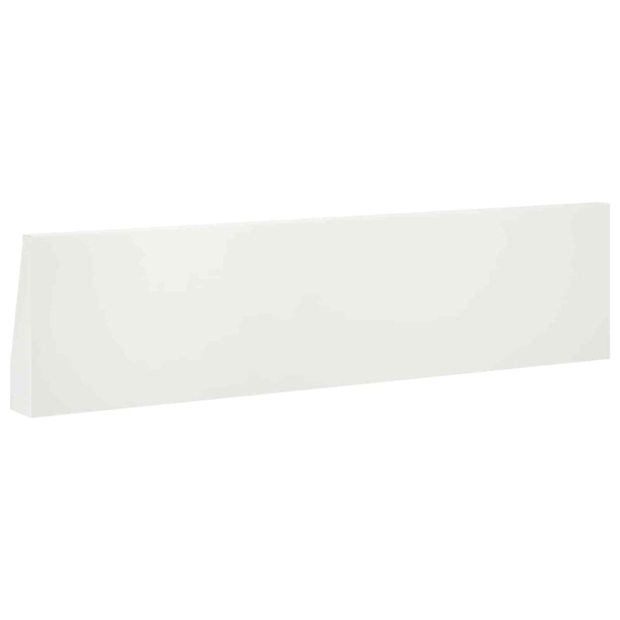 Keerwand 4 st 80 x 12 x 50 cm Staal Wit