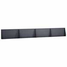 Keerwand 4 st 80 x 12 x 50 cm Staal Antraciet