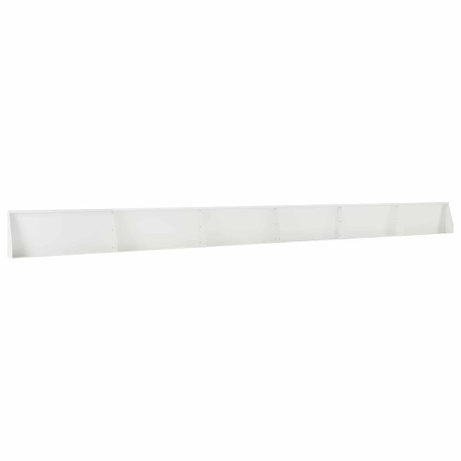 Keerwand 6 st 100 x 12 x 30 cm Staal Wit