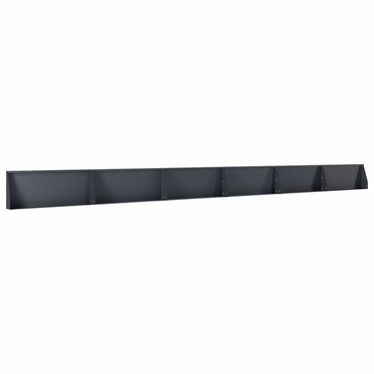 Keerwand 6 st 100 x 12 x 30 cm Staal Antraciet