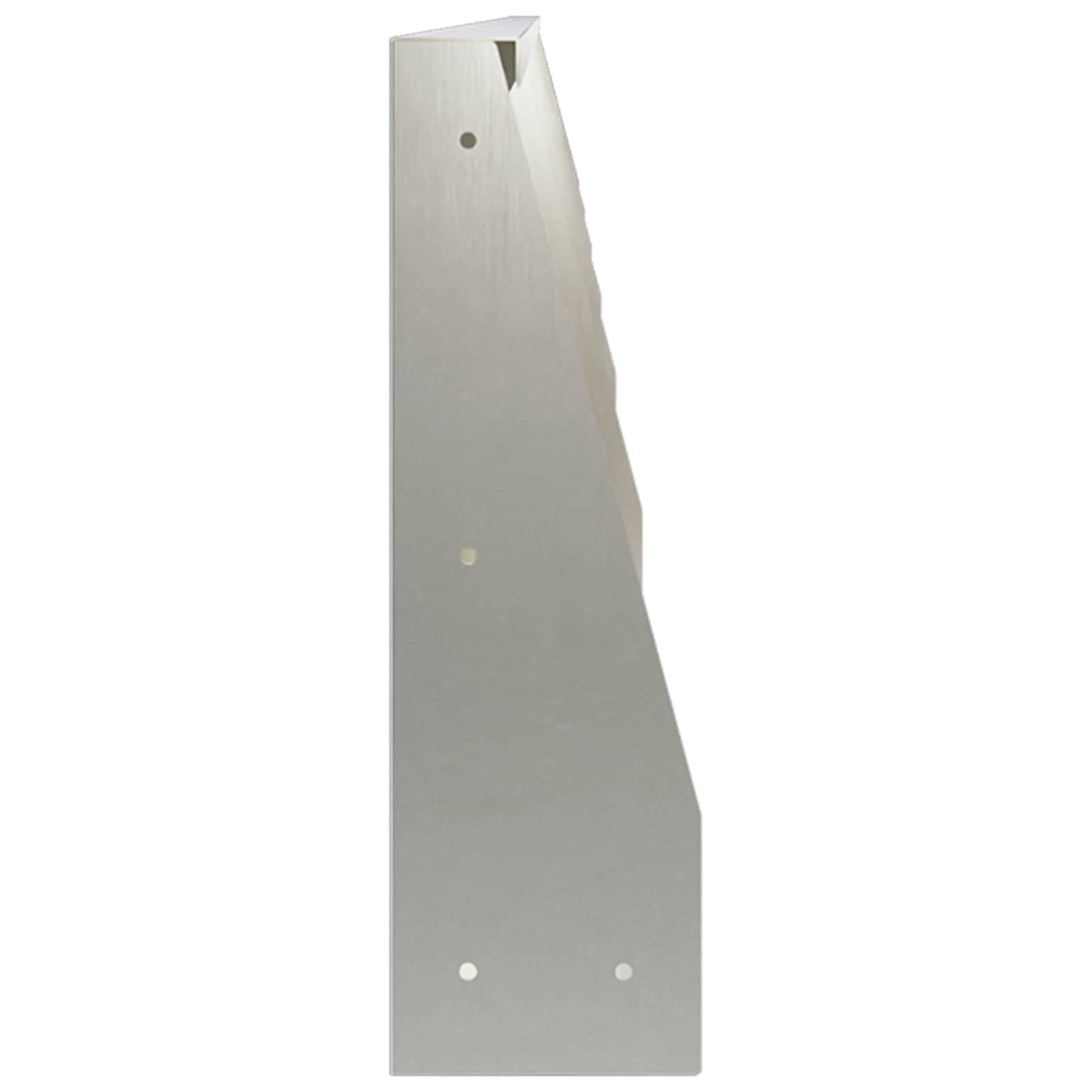 Keerwand 6 st 100 x 12 x 30 cm Roestvrij staal zilver