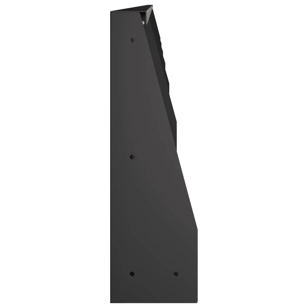 Keerwand 6 st 100 x 12 x 40 cm Staal Zwart