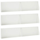 Keerwand 100x40x12 cm staal wit set 6 stuks