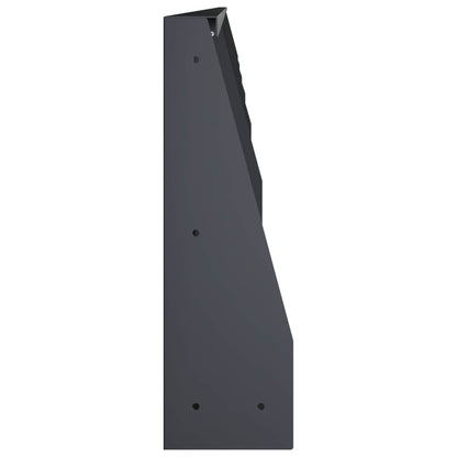 Keerwand 6 st 100 x 12 x 40 cm Staal Antraciet