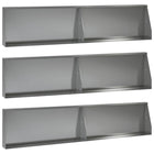 Keerwand 6 st 100x40 cm verzinkt staal