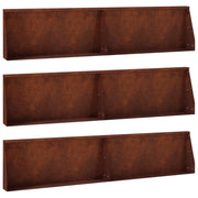 Keerwand 100x12x40 cm weervast staal roestkleurig