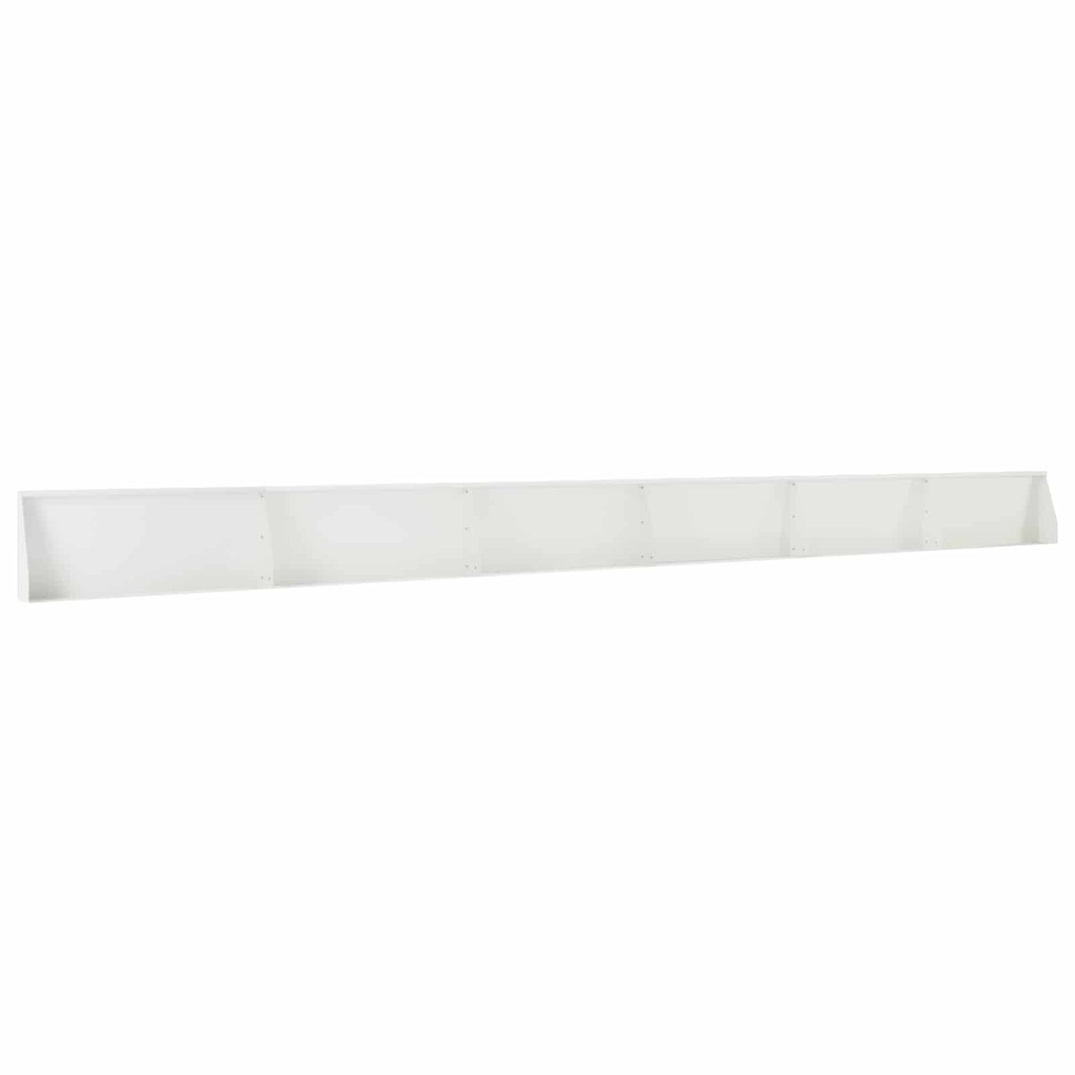 Keerwand 6 st 100 x 12 x 50 cm Staal Wit