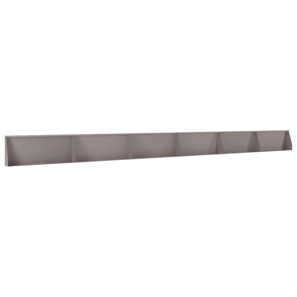 Keerwand 6 st 100 x 12 x 50 cm weervast staal Roestkleurig
