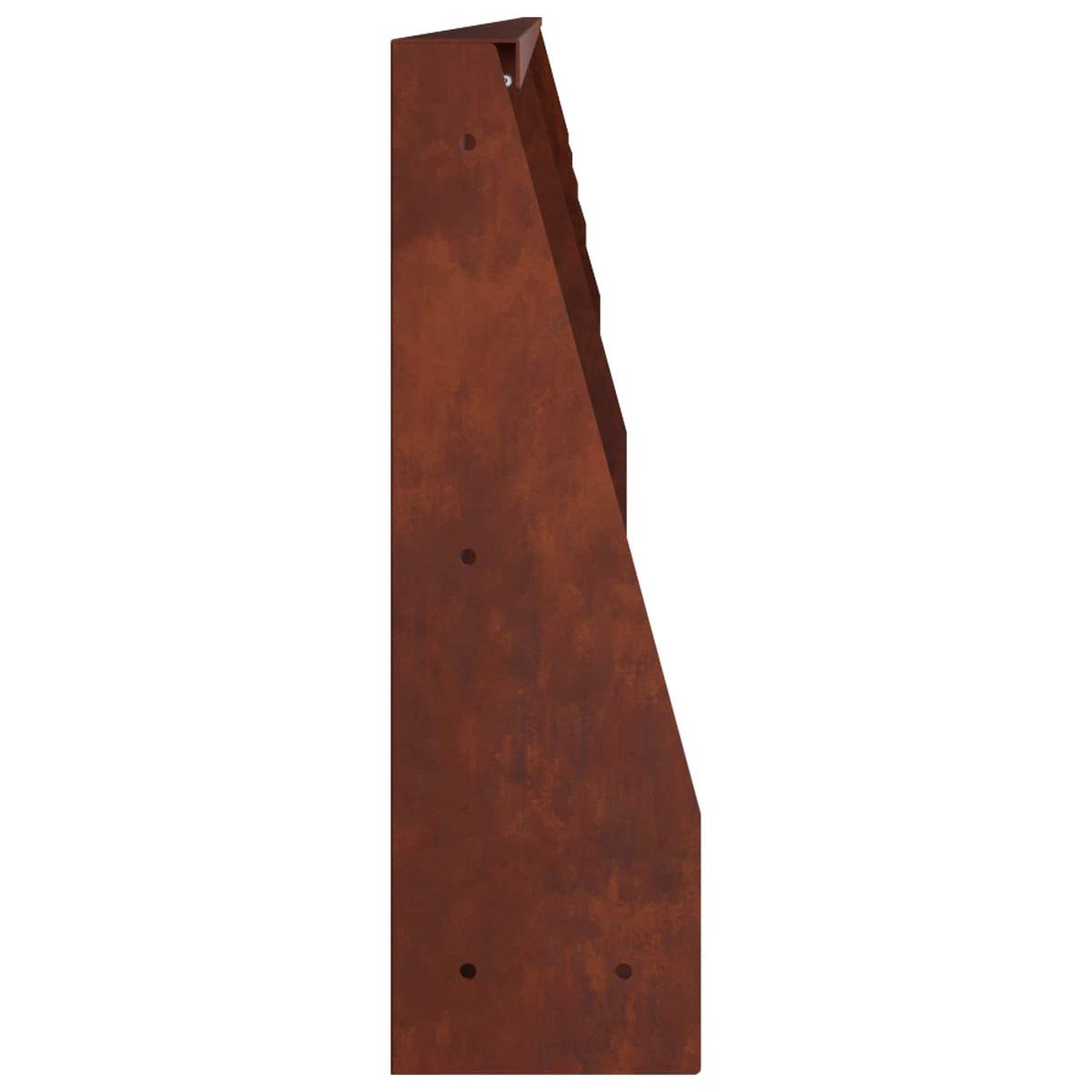 Keerwand 6 st 100 x 12 x 50 cm weervast staal Roestkleurig