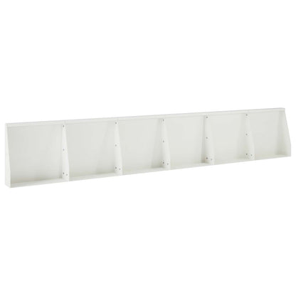 Keerwand 6 st 40 x 12 x 30 cm Staal Wit
