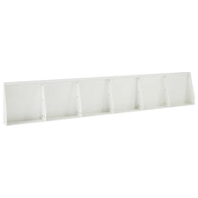 Keerwand 6 st 40 x 12 x 40 cm Staal Wit