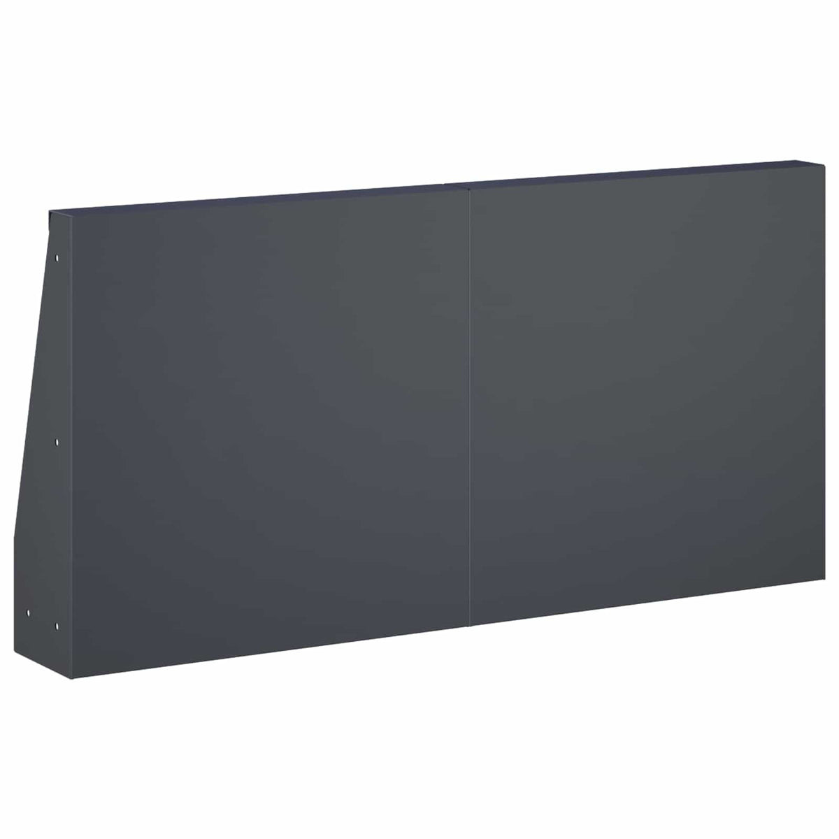 Keerwand 6 st 40 x 12 x 40 cm Staal Antraciet