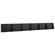 Keerwand 6 st 60 x 12 x 30 cm Staal Zwart