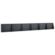 Keerwand 6 st 60 x 12 x 30 cm Staal Antraciet