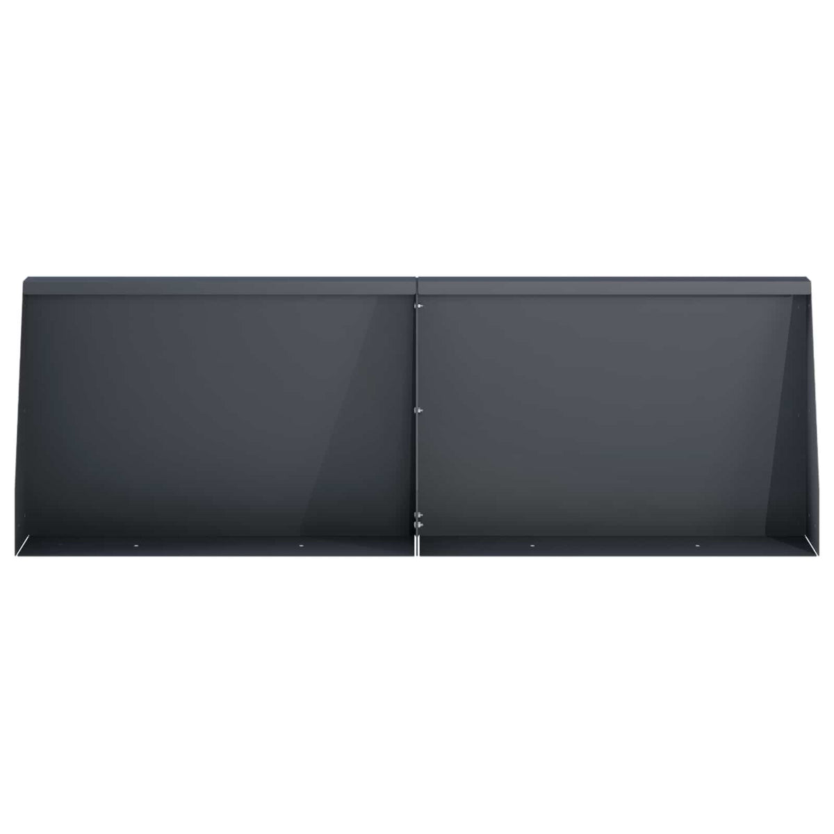 Keerwand 6 st 60 x 12 x 30 cm Staal Antraciet