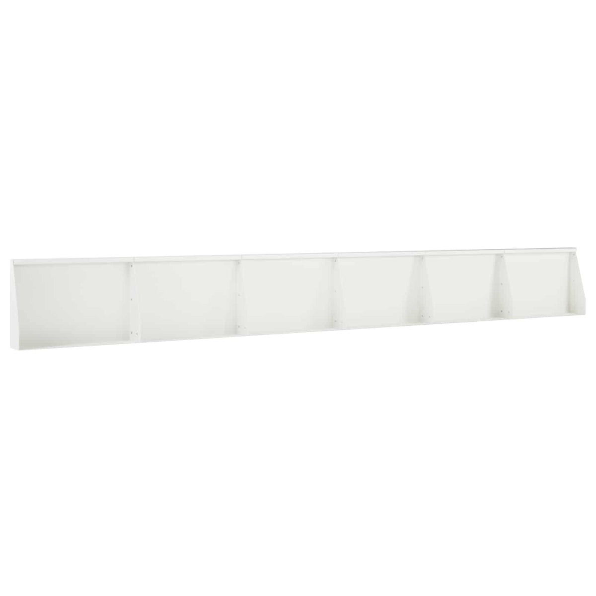 Keerwand 6 st 60 x 12 x 40 cm Staal Wit