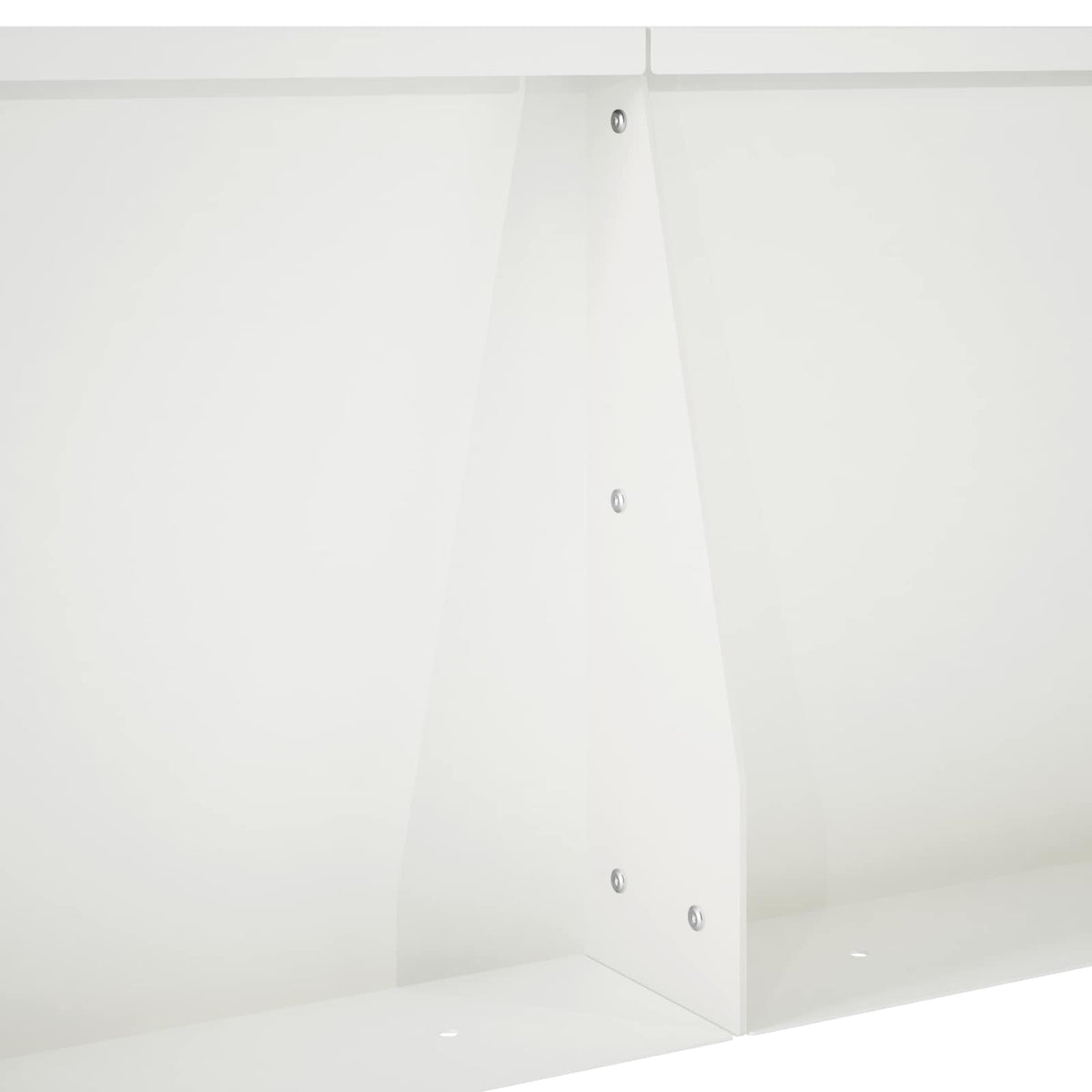 Keerwand 6 st 60 x 12 x 50 cm Staal Wit