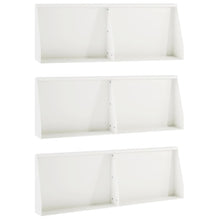 Keerwand 6 st 60 x 12 x 50 cm Staal Wit