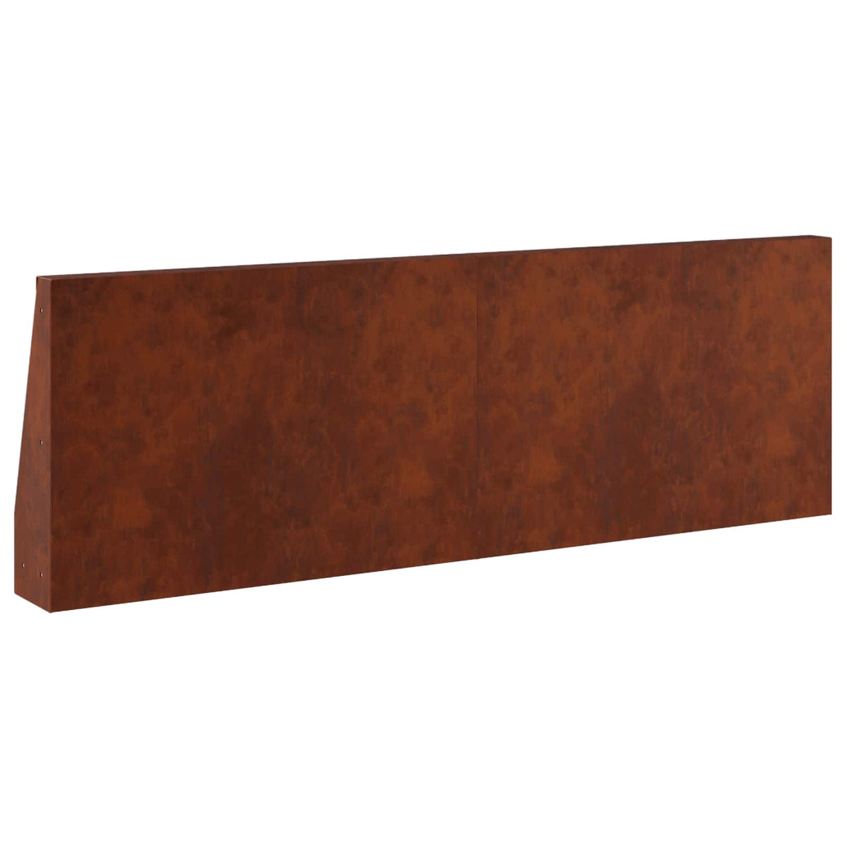 Keerwand 6 st 60 x 12 x 50 cm weervast staal Roestkleurig