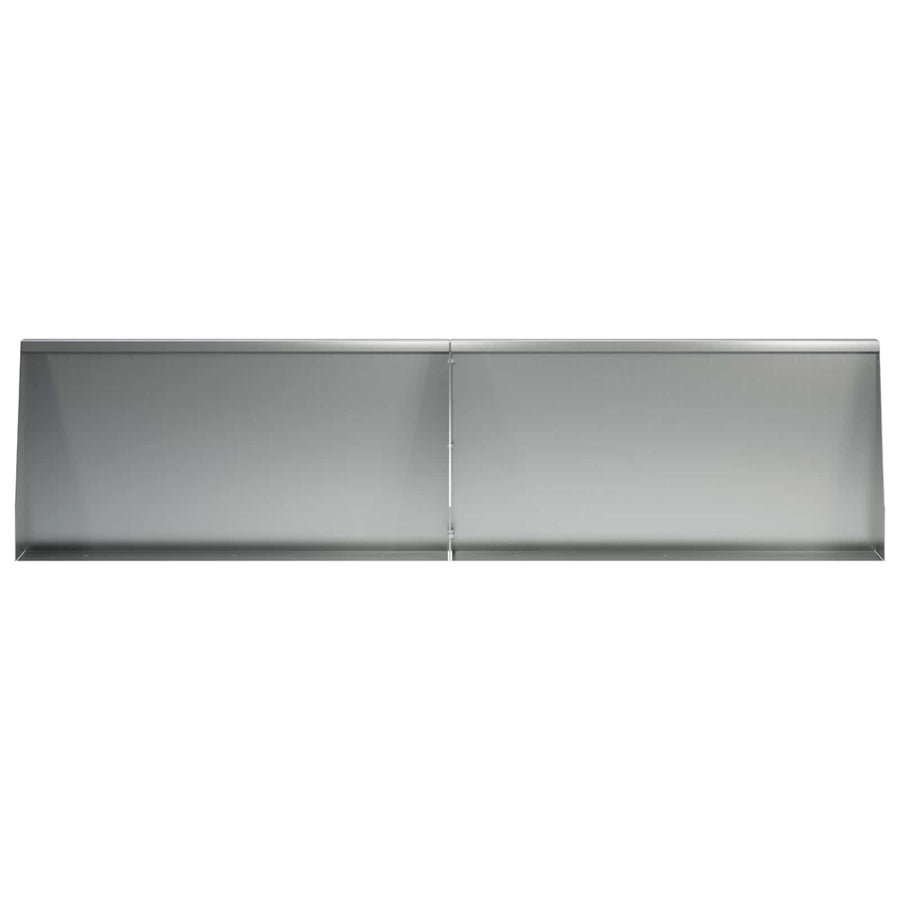 Keerwand 6 st 80 x 12 x 30 cm Gegalvaniseerd staal zilver