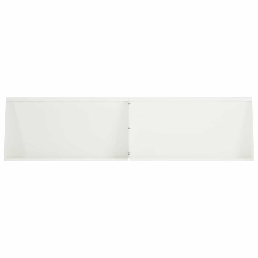 Keerwand 6 st 80 x 12 x 40 cm Staal Wit