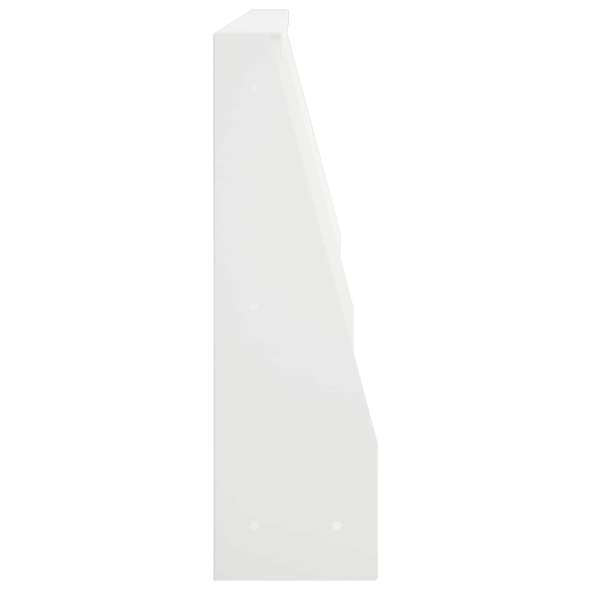 Keerwand 6 st 80 x 12 x 40 cm Staal Wit