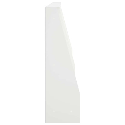 Keerwand 6 st 80 x 12 x 40 cm Staal Wit