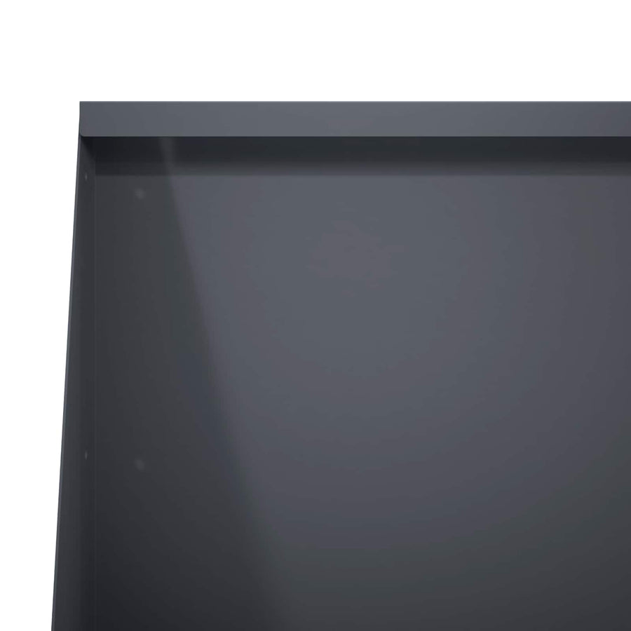 Keerwand 6 st 80 x 12 x 40 cm Staal Antraciet