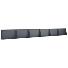 Keerwand 6 st 80 x 12 x 40 cm Staal Antraciet