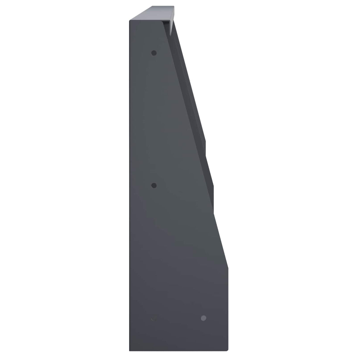 Keerwand 6 st 80 x 12 x 40 cm Staal Antraciet
