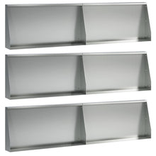 Keerwand 6 st 80 x 12 x 40 cm Gegalvaniseerd staal zilver