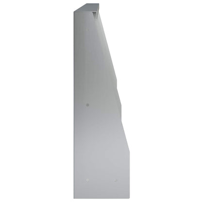 Keerwand 6 st 80 x 12 x 40 cm Gegalvaniseerd staal zilver