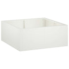 Retentiewall 4 st 100x100x30 cm staal wit