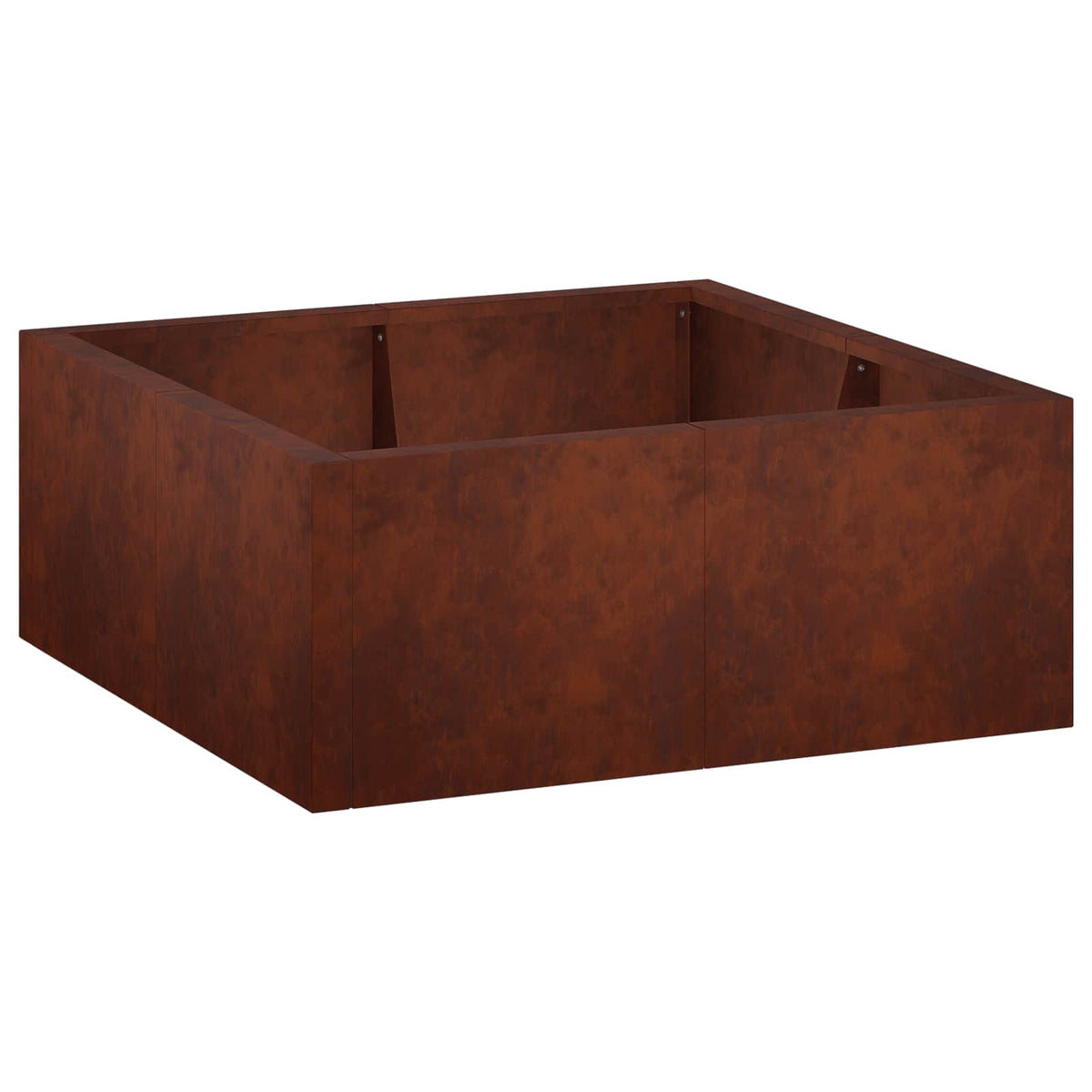 Retentiewall 4 st 100 x 100 x 30 cm weervast staal Roestkleurig