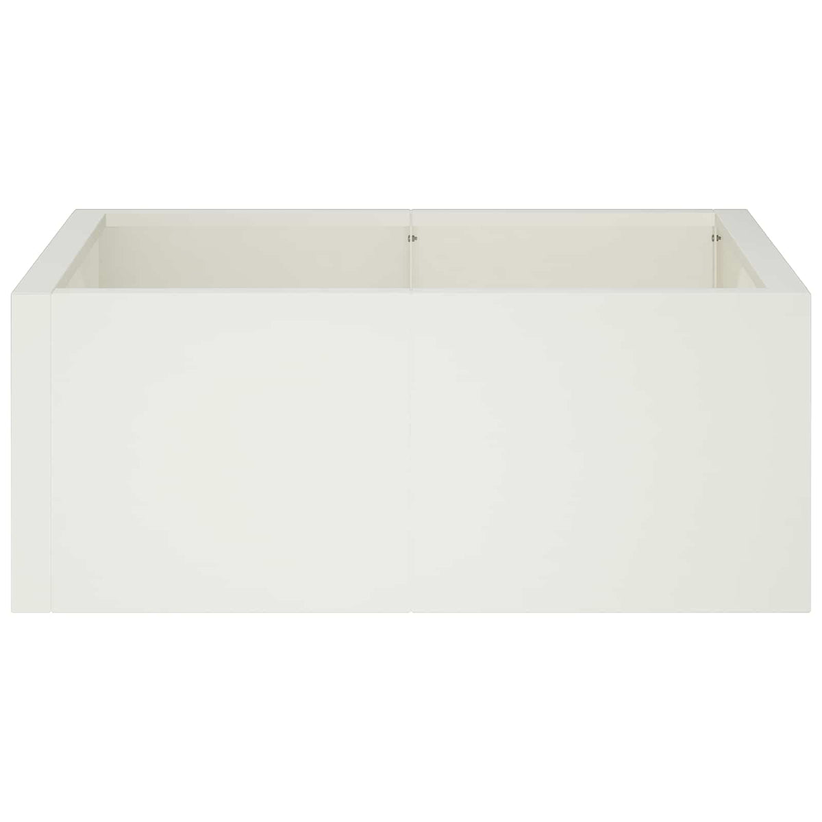 Retentiewall 4 st 100 x 100 x 40 cm Staal Wit