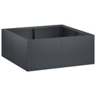 Retentiewall 4 st 100x100x40 cm staal antraciet