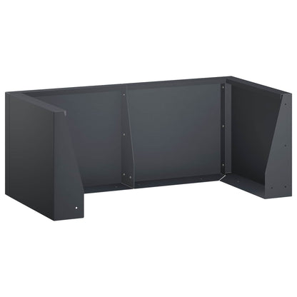 Retentiewall 4 st 100 x 100 x 40 cm Staal Antraciet