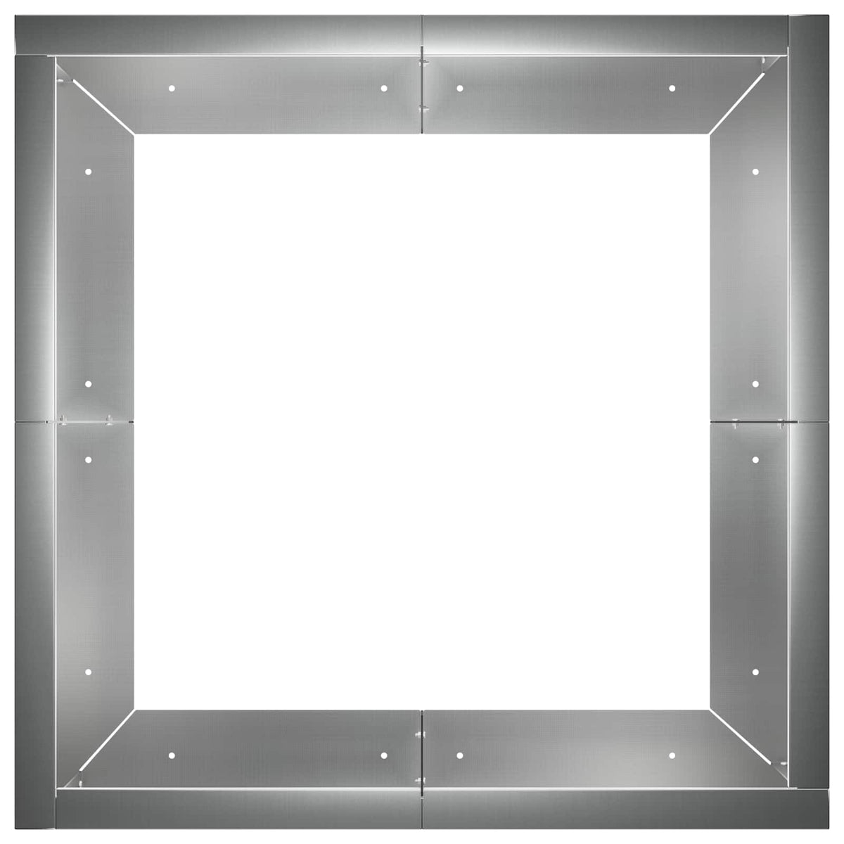 Retentiewall 4 st 100 x 100 x 40 cm Gegalvaniseerd staal zilver