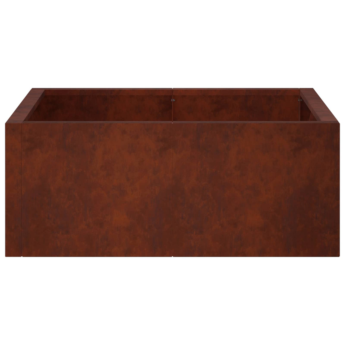 Retentiewall 4 st 100 x 100 x 40 cm weervast staal Roestkleurig