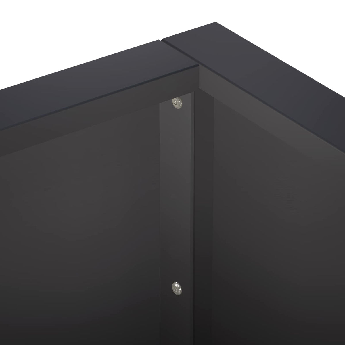 Retentiewall 4 st 100 x 100 x 50 cm Staal Zwart