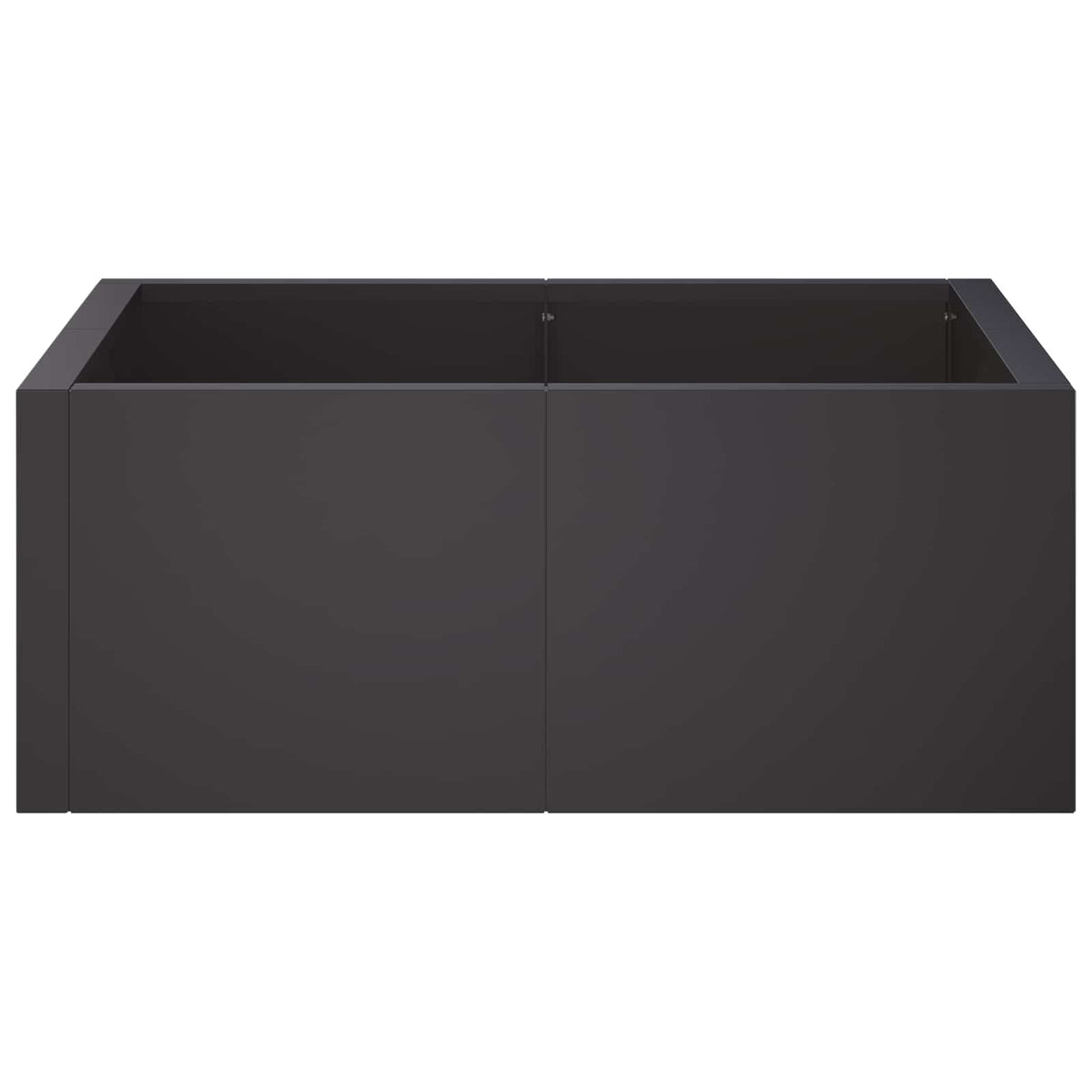 Retentiewall 4 st 100 x 100 x 50 cm Staal Zwart