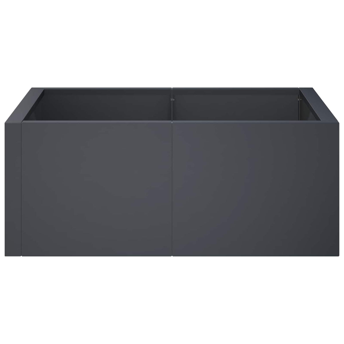 Retentiewall 4 st 100 x 100 x 50 cm Staal Antraciet
