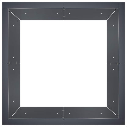 Retentiewall 4 st 100 x 100 x 50 cm Staal Antraciet