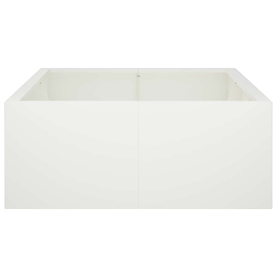 Retentiewall 6 st 200 x 100 x 30 cm Staal Wit