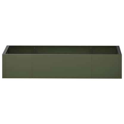 Retentiewall 6 st 200 x 100 x 30 cm Staal Olijfgroen